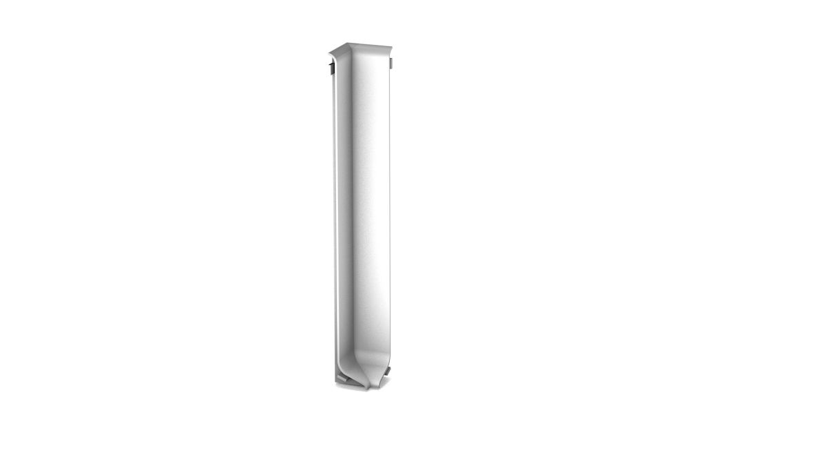 Prinz alu-angle intérieur pour plinthe n° 374 - Argent