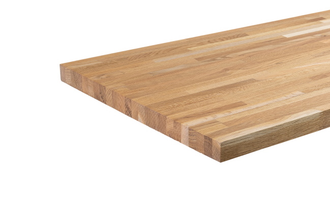 Motif - Panneau jointé en chêne massif - Fini à l'huile