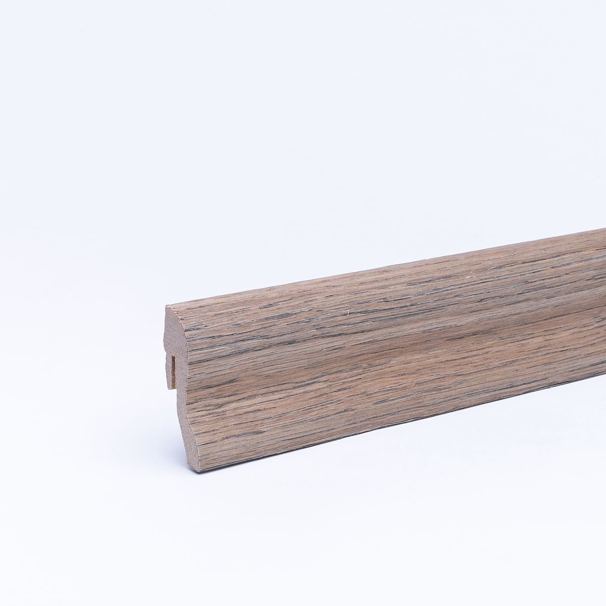 Plinthe plaquée 40 mm chêne huilé