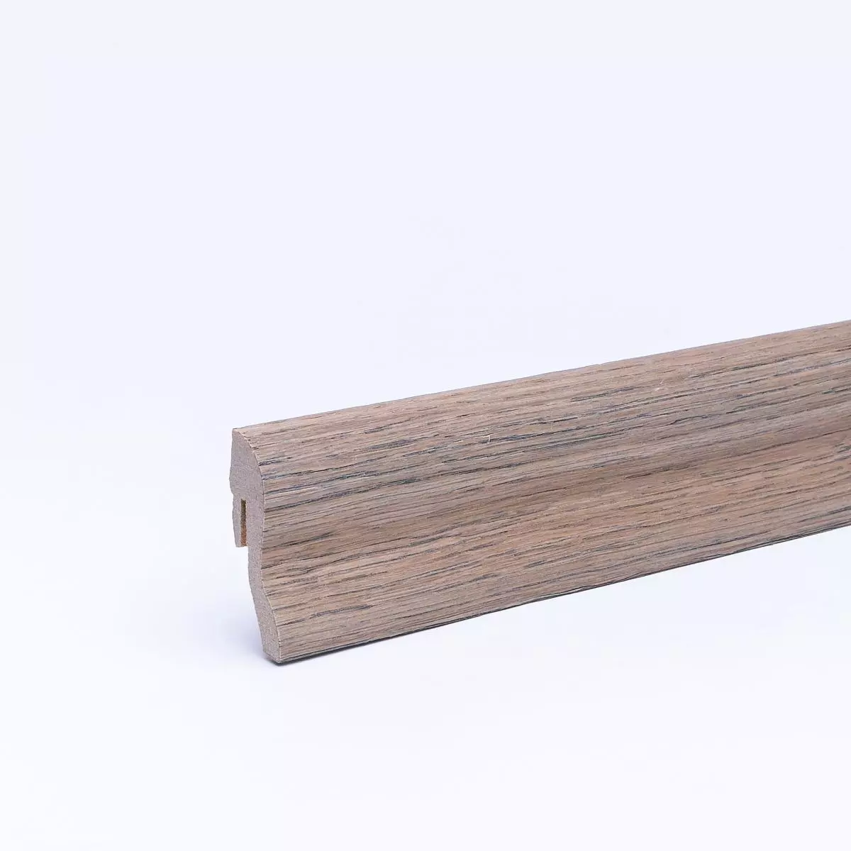 Furnier-Sockelleiste 40 mm Eiche graphit