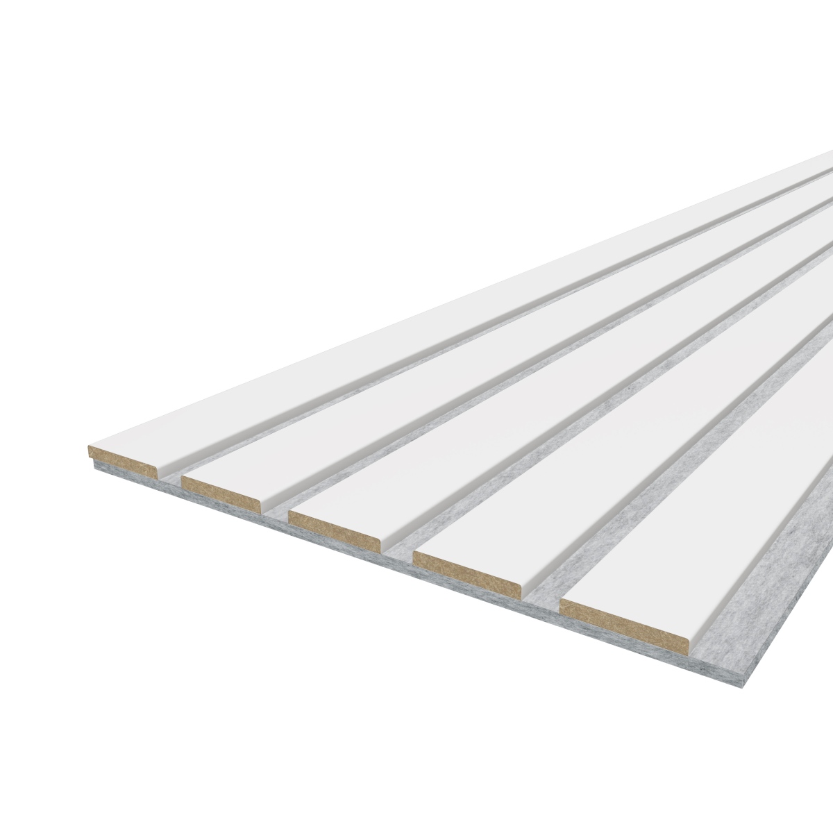 Échantillon LX - Blanc - Feutre acoustique Gris