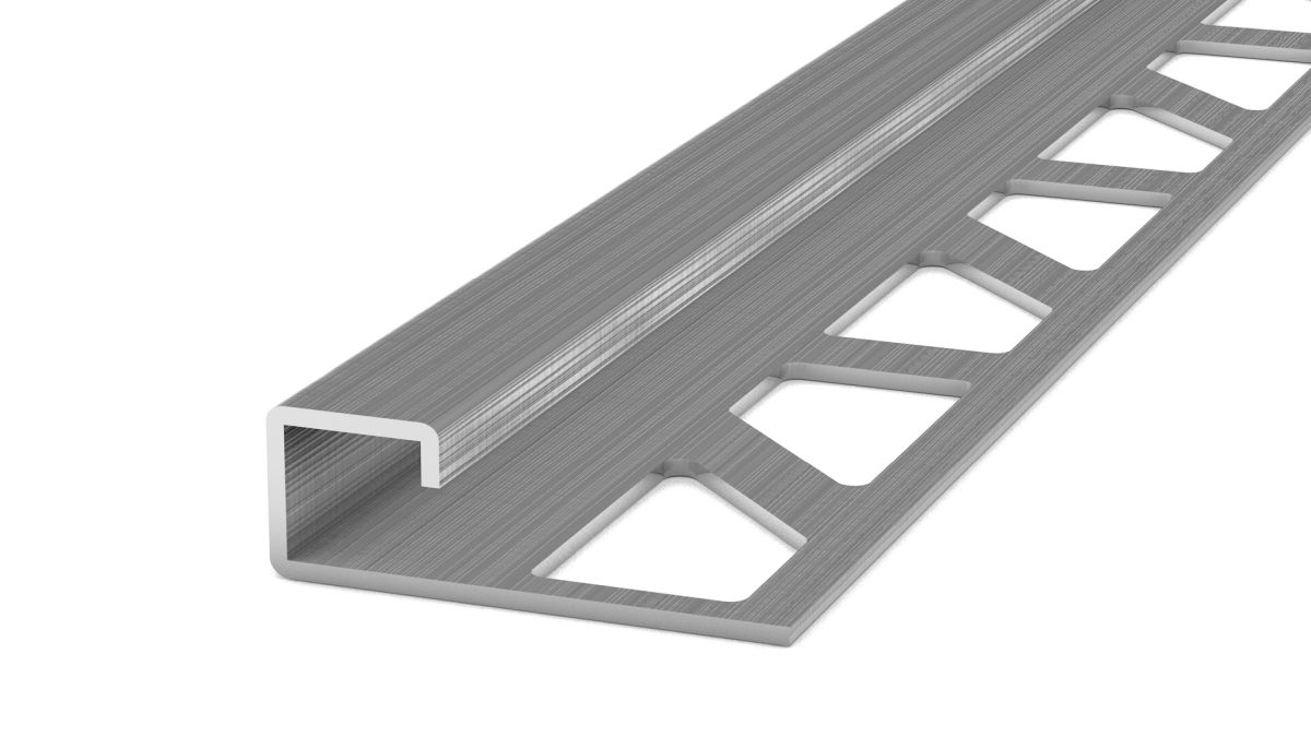 Prinz profilé carré 8 mm - N° 757 - Acier inoxydable brossé - 250 cm