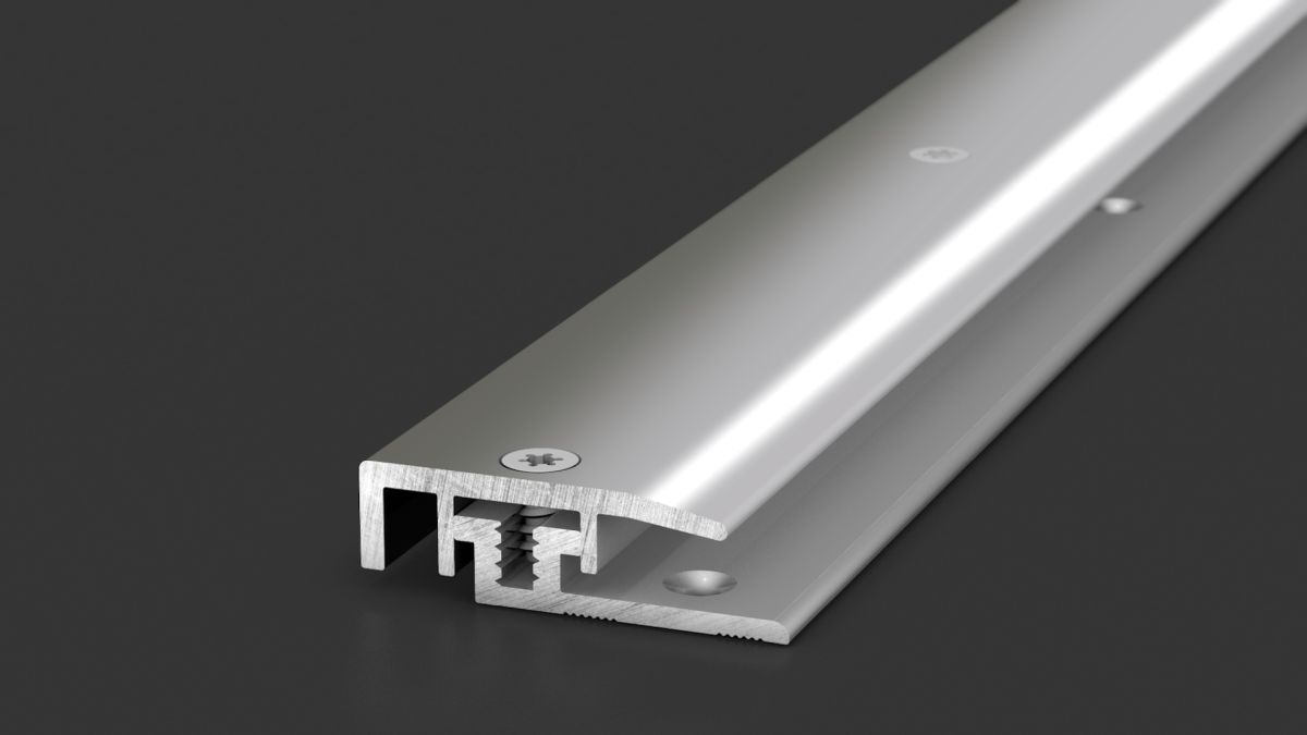 Prinz LPS design profilé de finition 23 mm - N° 328 - Acier inoxydable poli - 100 cm