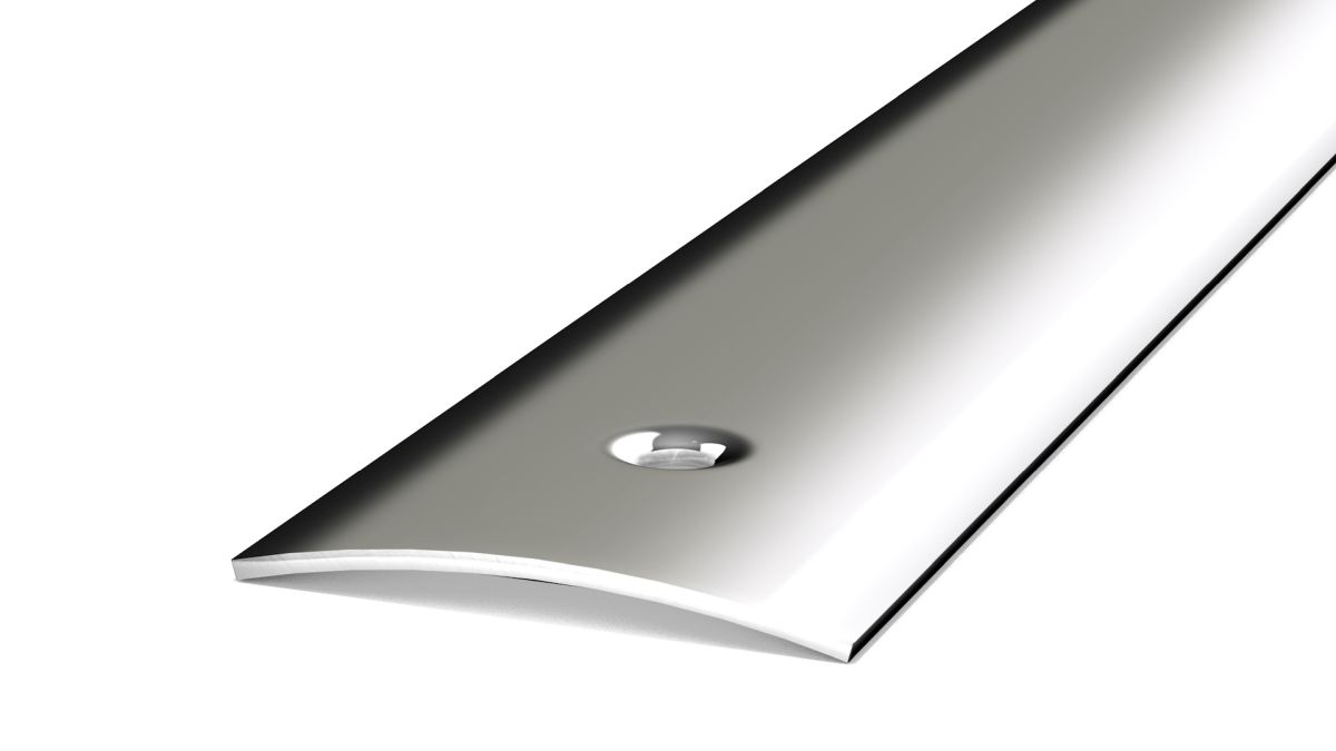 Prinz profilé de transition 30 mm - N° 110 - Acier inoxydable poli miroir - 270 cm