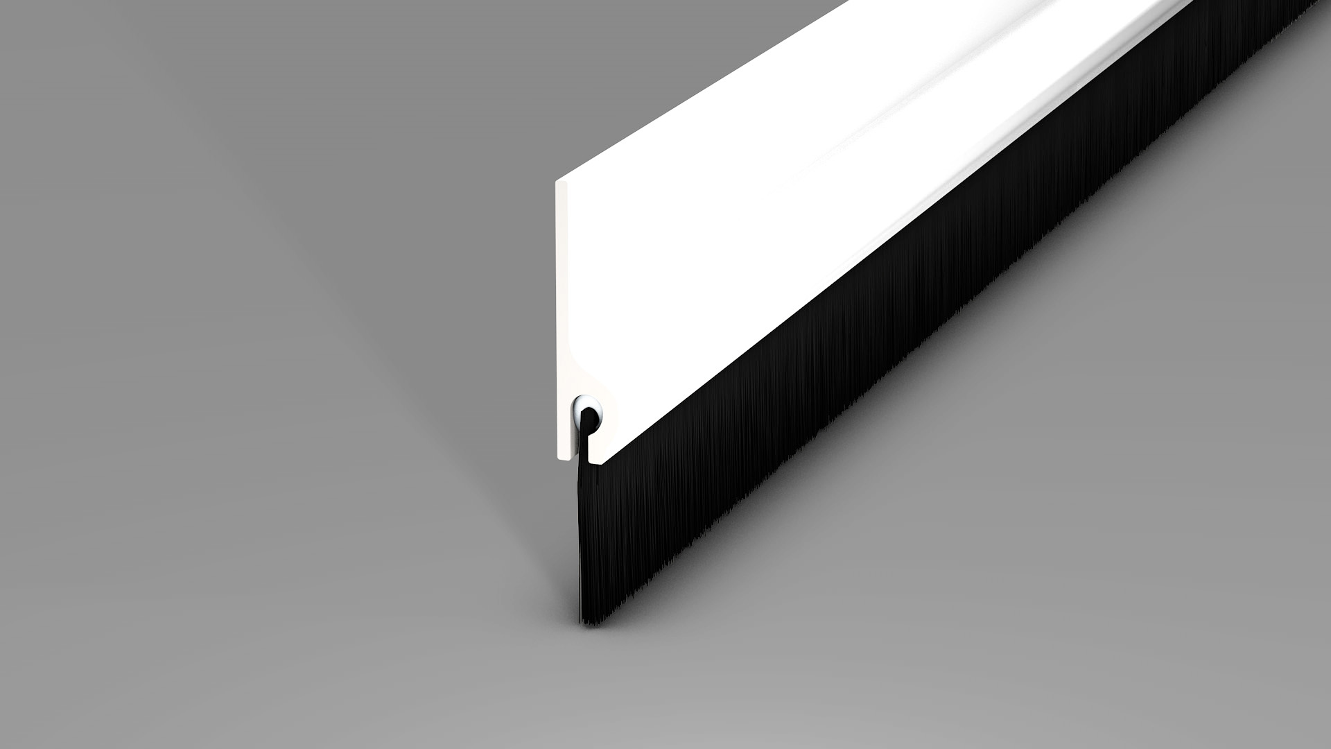 Bas de porte adhésif Blanc