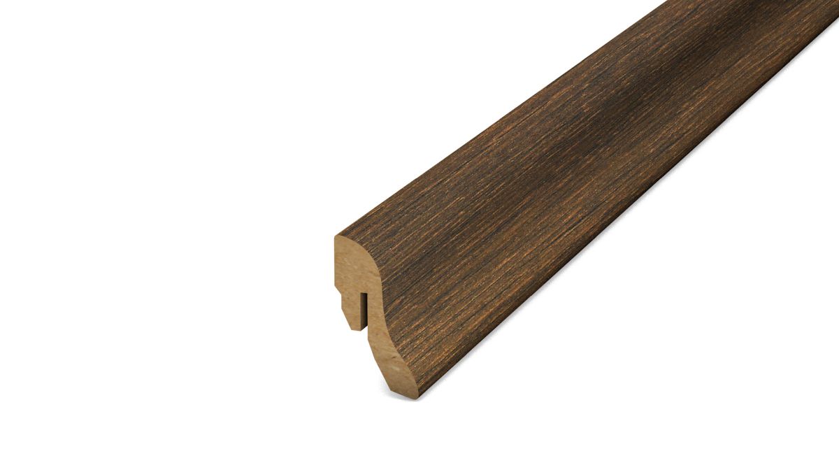Prinz MDF-plinthe 22 x 40 mm - N° 833 - Noyer - 250 cm