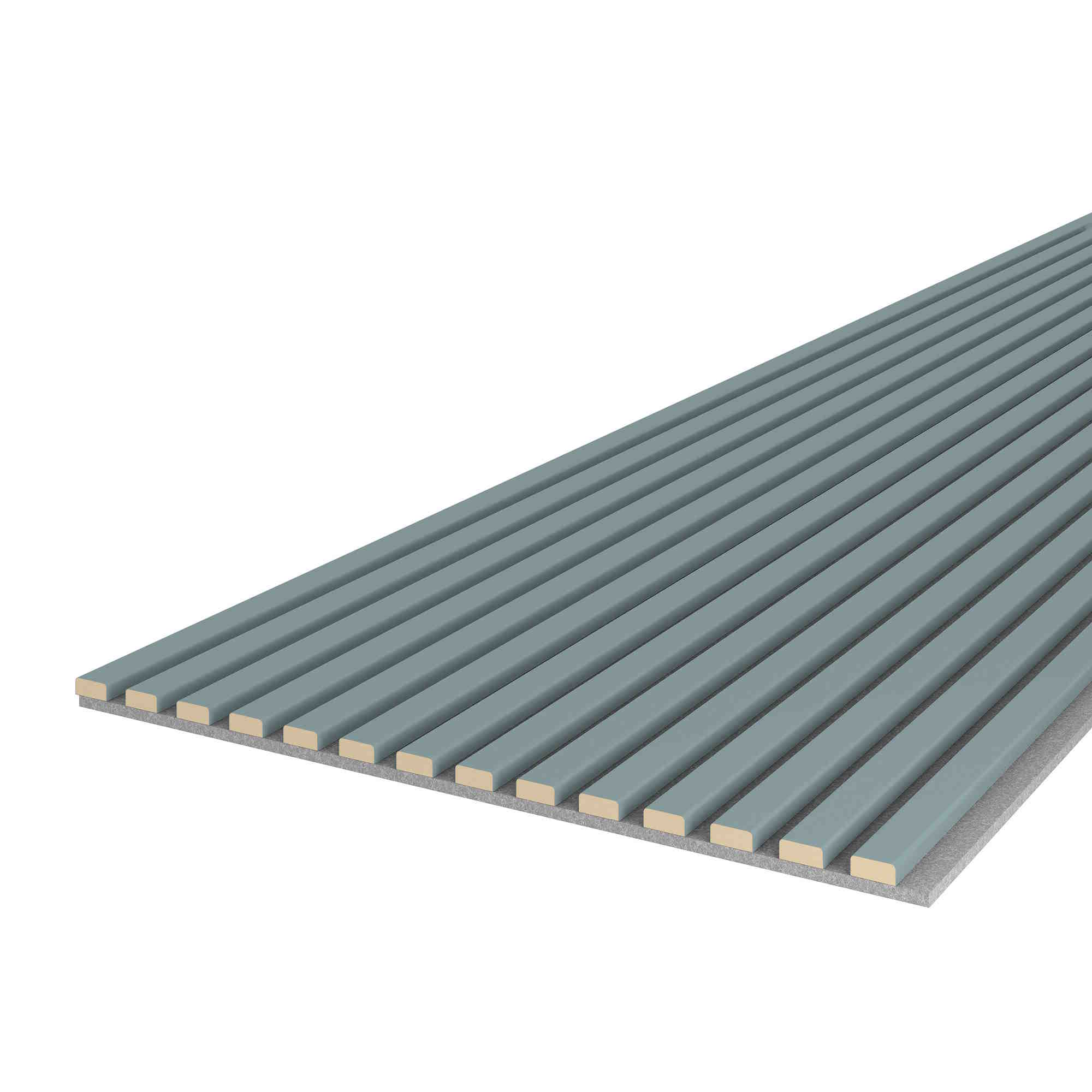 Panel acústico Acoustic+ Nórdico 2400 x 600 mm - Fieltro acústico gris