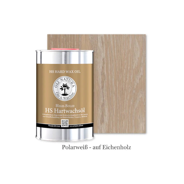 OLI-NATURA - Huile-cire dure High Solid 1l blanc polaire