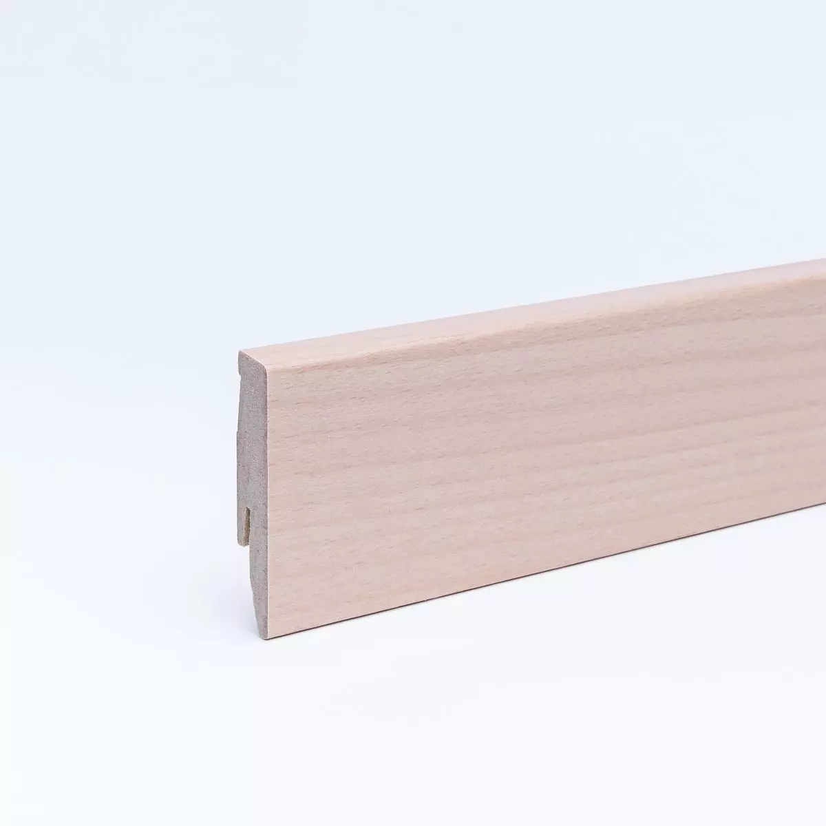 Furnier-Sockelleiste 60 mm Buche gelackt