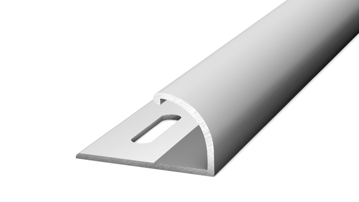 Prinz profilé de finition 25 x 13,2 mm - N° 140 - Argent - 100 cm