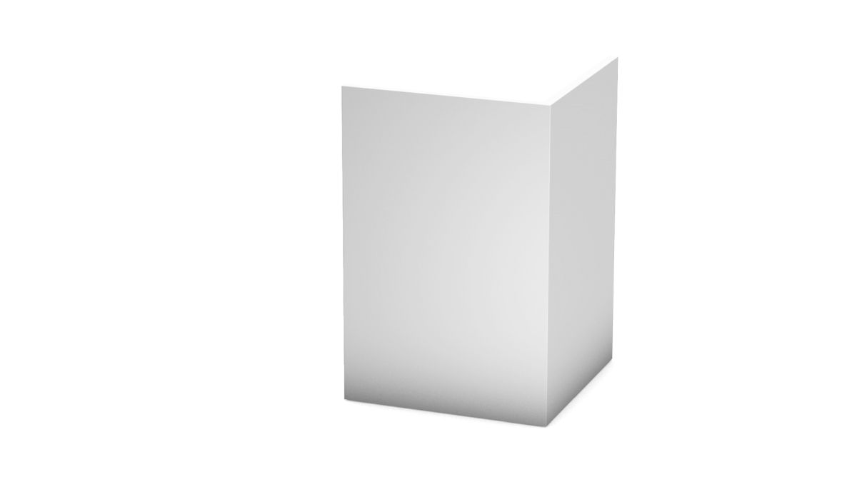 Prinz PVC-cornière de protection d’angle 30 x 30 mm - N° 804 - Blanc - 250 cm
