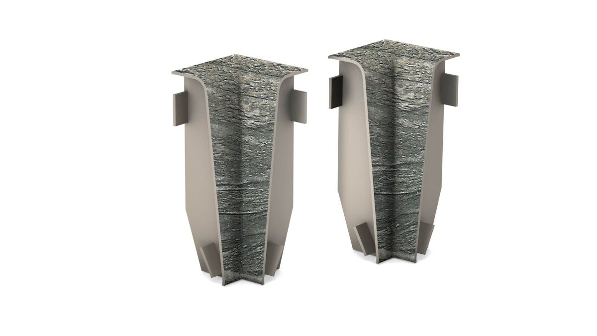 Prinz angles intérieurs pour MDF-sockeleiste 18 x 58 mm n° 809. - Canyon pinie