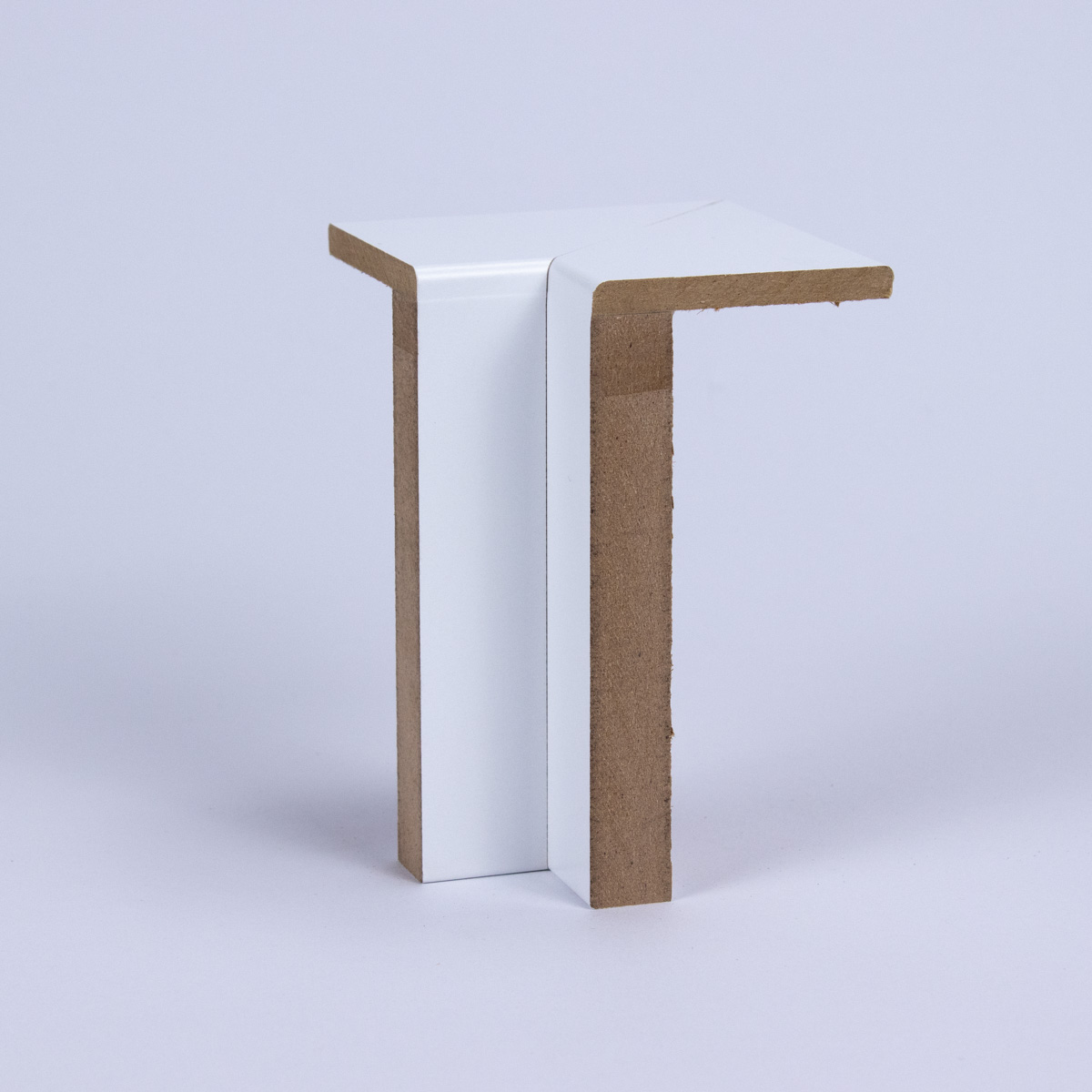 Angle intérieur pour habillage tuyau de chauffage 120 mm blanc