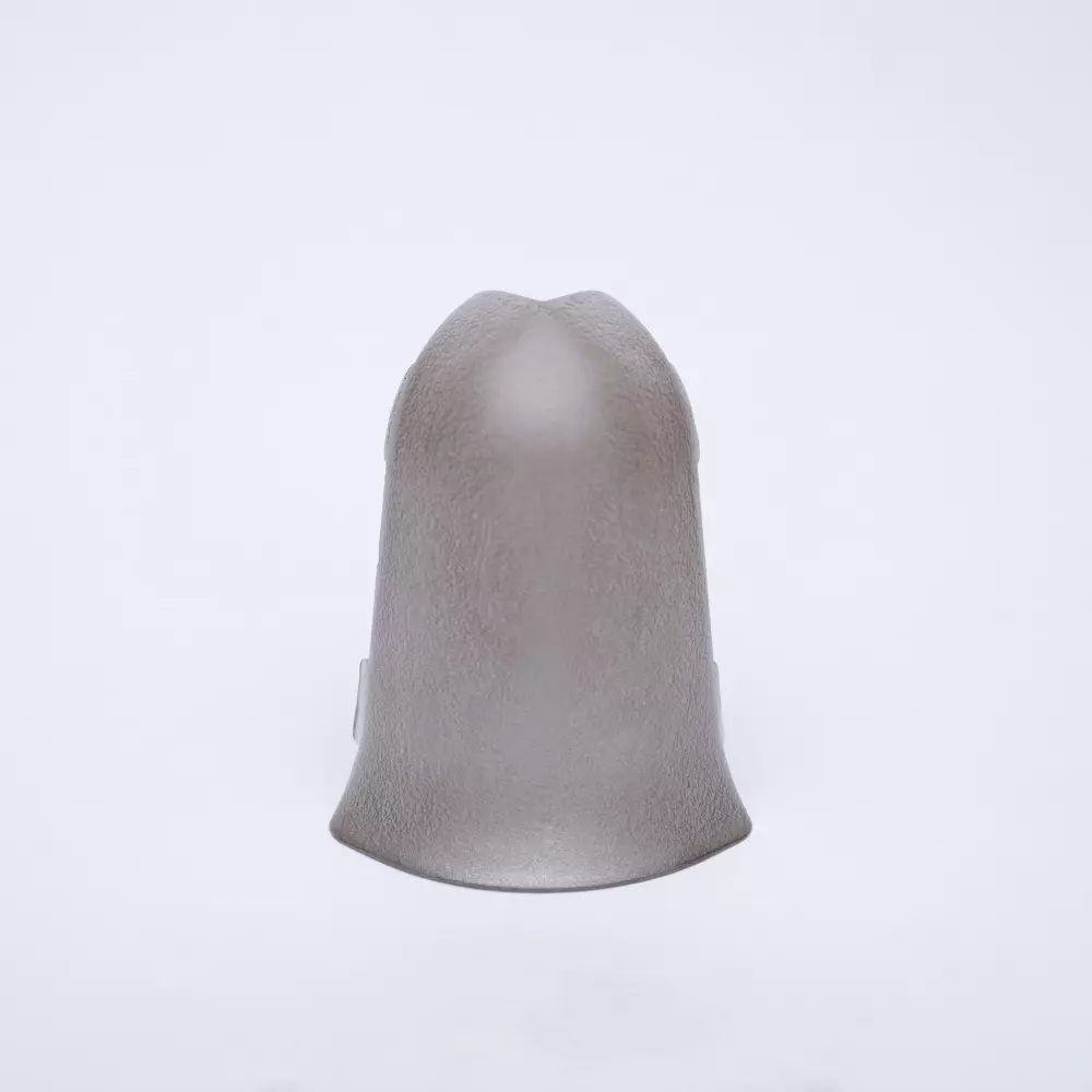 Außenecke für Metallsockelleiste Edelstahl Optik gebürstet