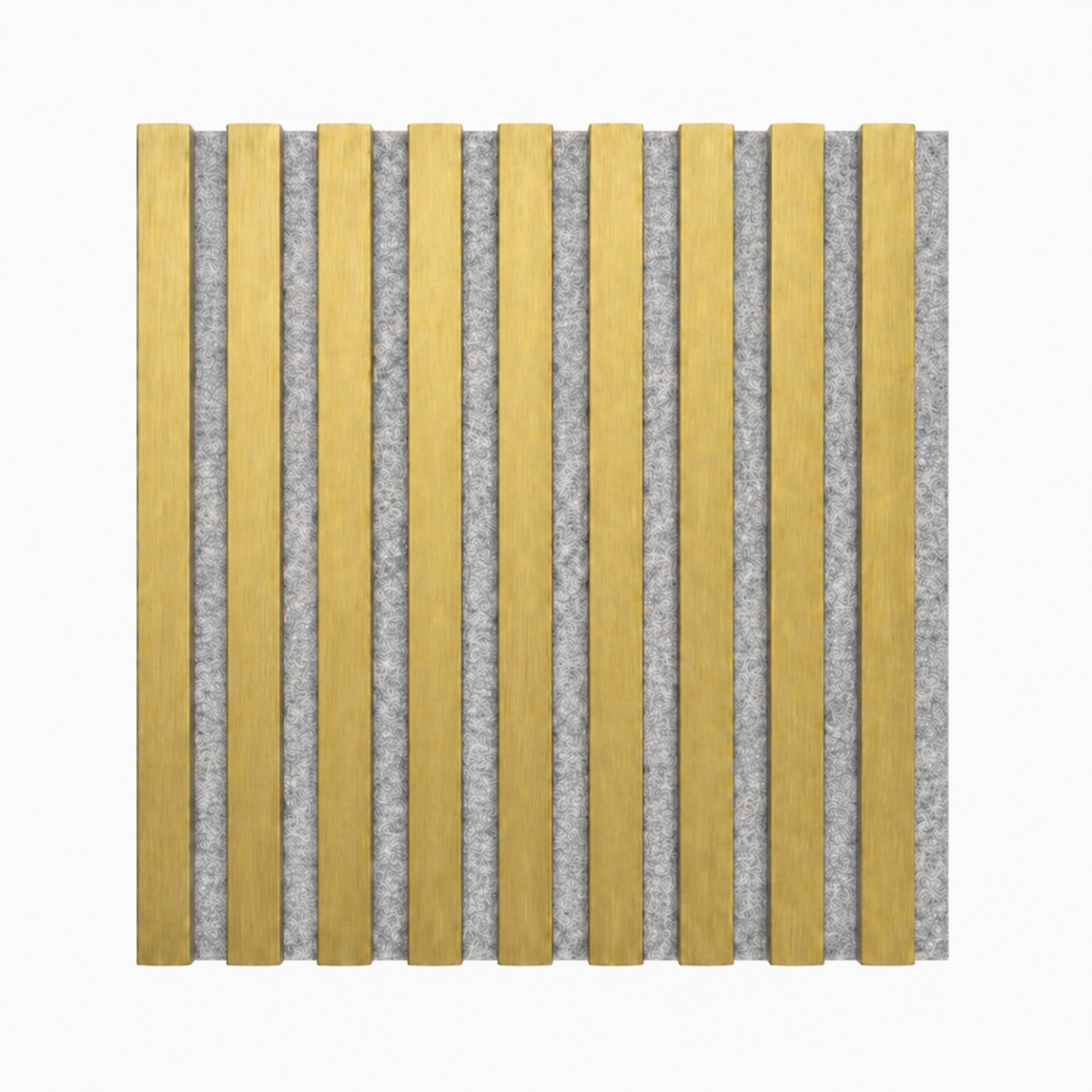 Panel acústico Acoustic+ Dorado 400 x 400 mm - Fieltro acústico gris