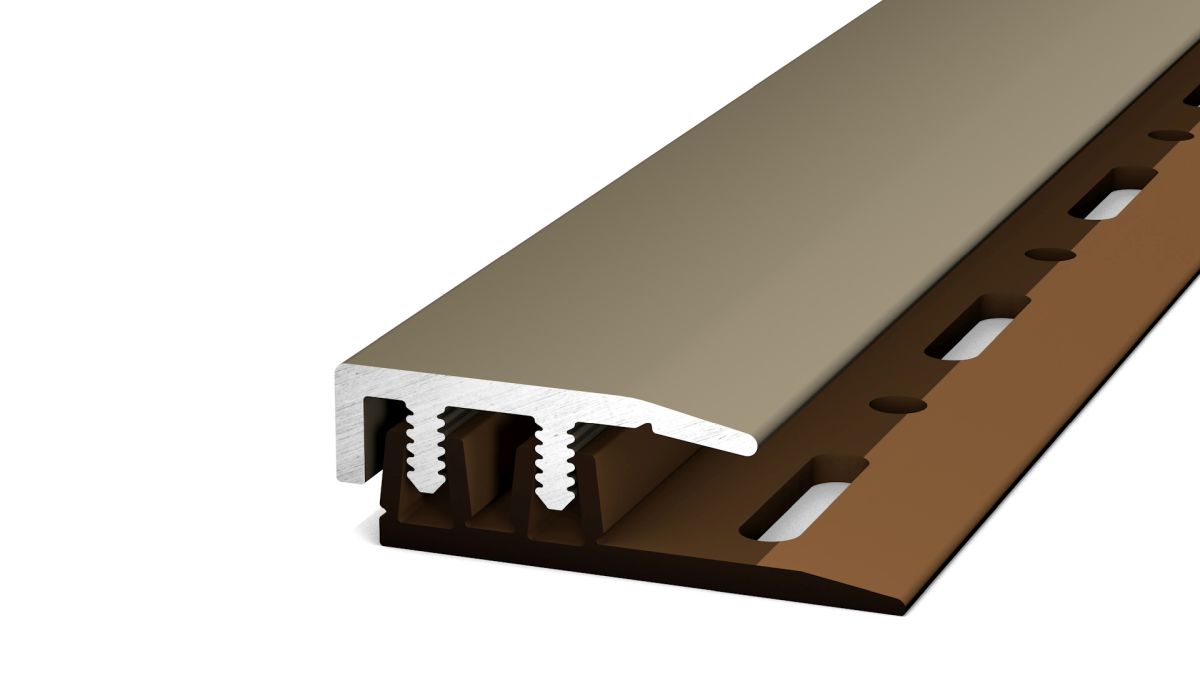 Prinz profi-design profilé de finition 21 mm - N° 324 - Acier inoxydable mat - 100 cm