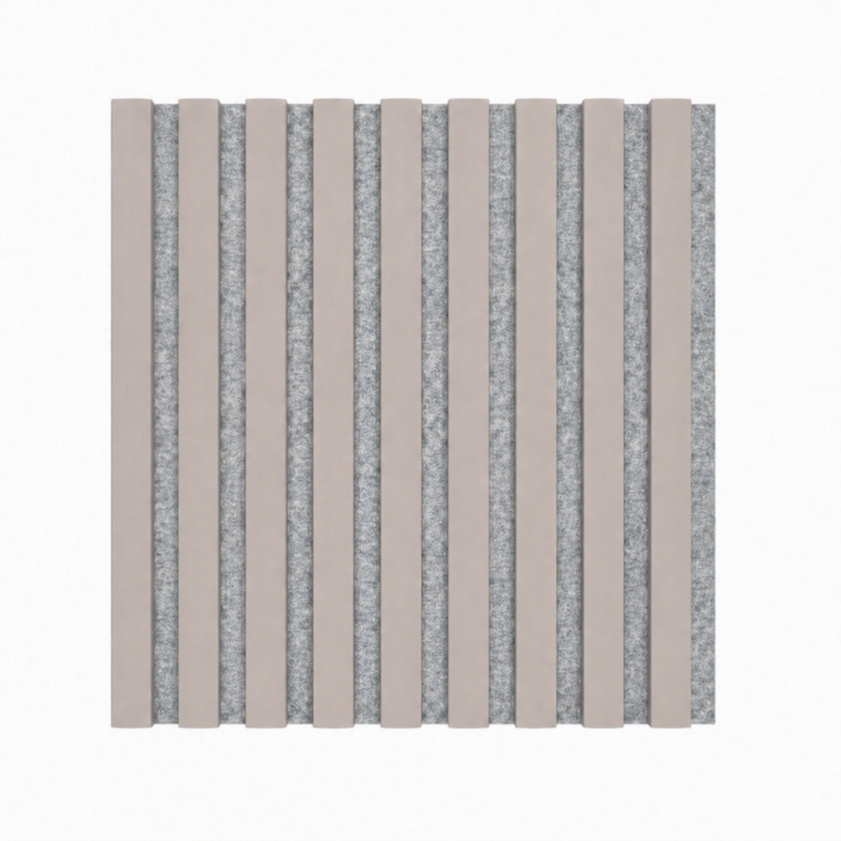 Panel acústico Acoustic+ gris arena 400 x 400 mm - Fieltro acústico gris