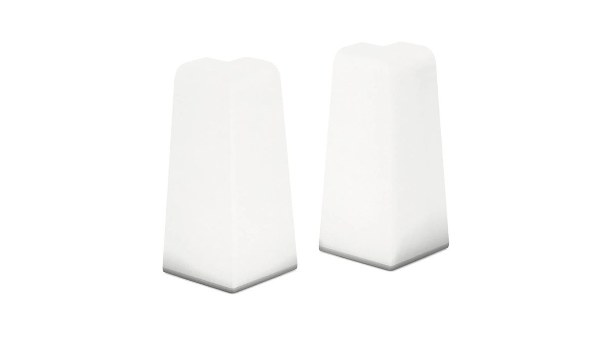 Prinz angles extérieurs pour MDF-sockeleiste 18 x 58 mm n° 809. - Blanc