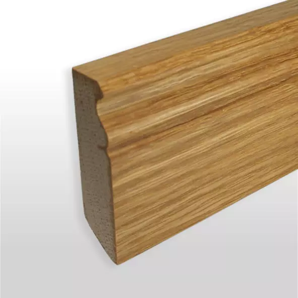Sockelleiste Berliner Profil 60mm - Eiche geölt