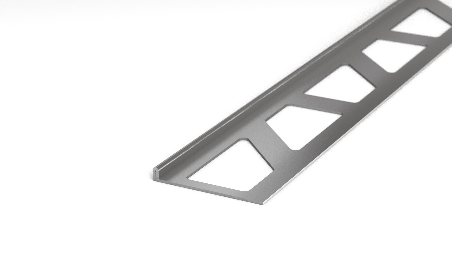 Prinz profilo di finitura 2,5 mm - N. 729 - Acciaio inox - 300 cm