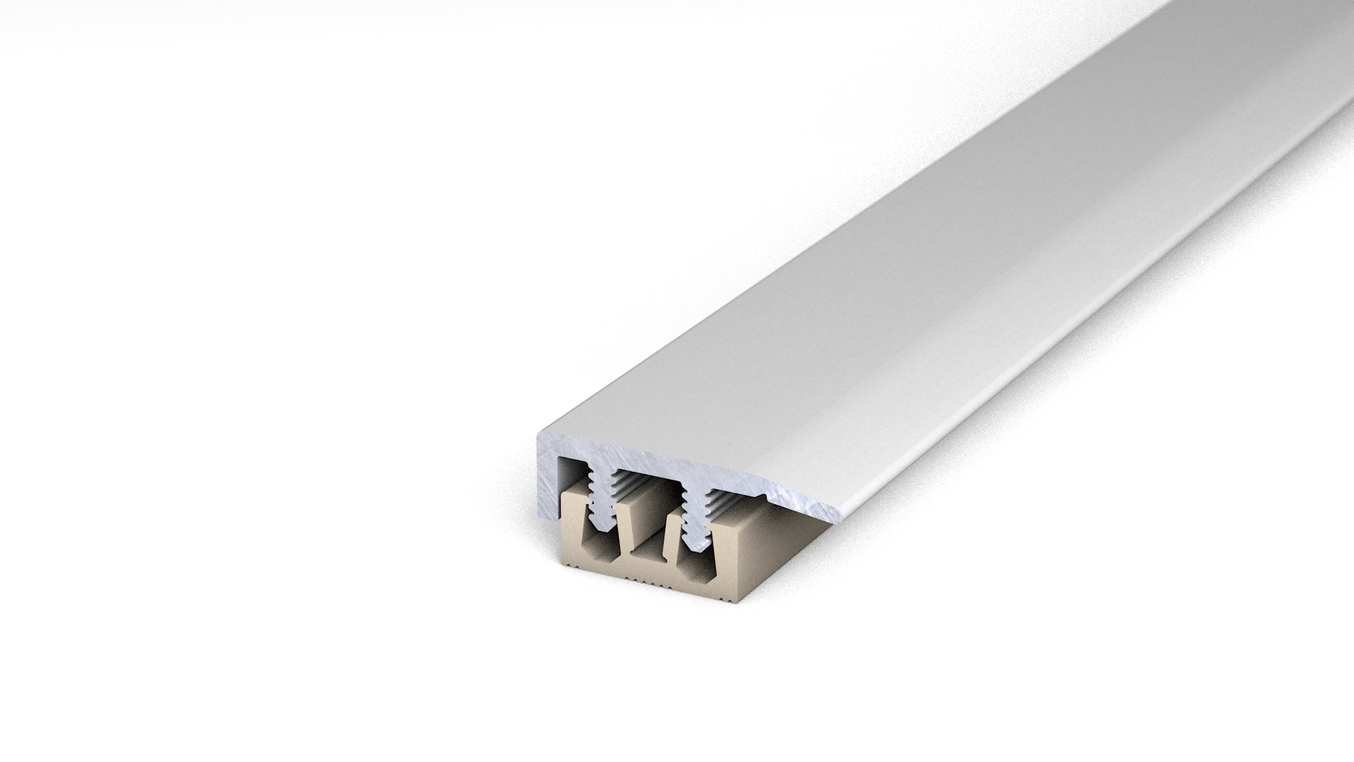 Prinz profi-design profilé de finition 21 mm - N° 333 - Argent - 200 cm