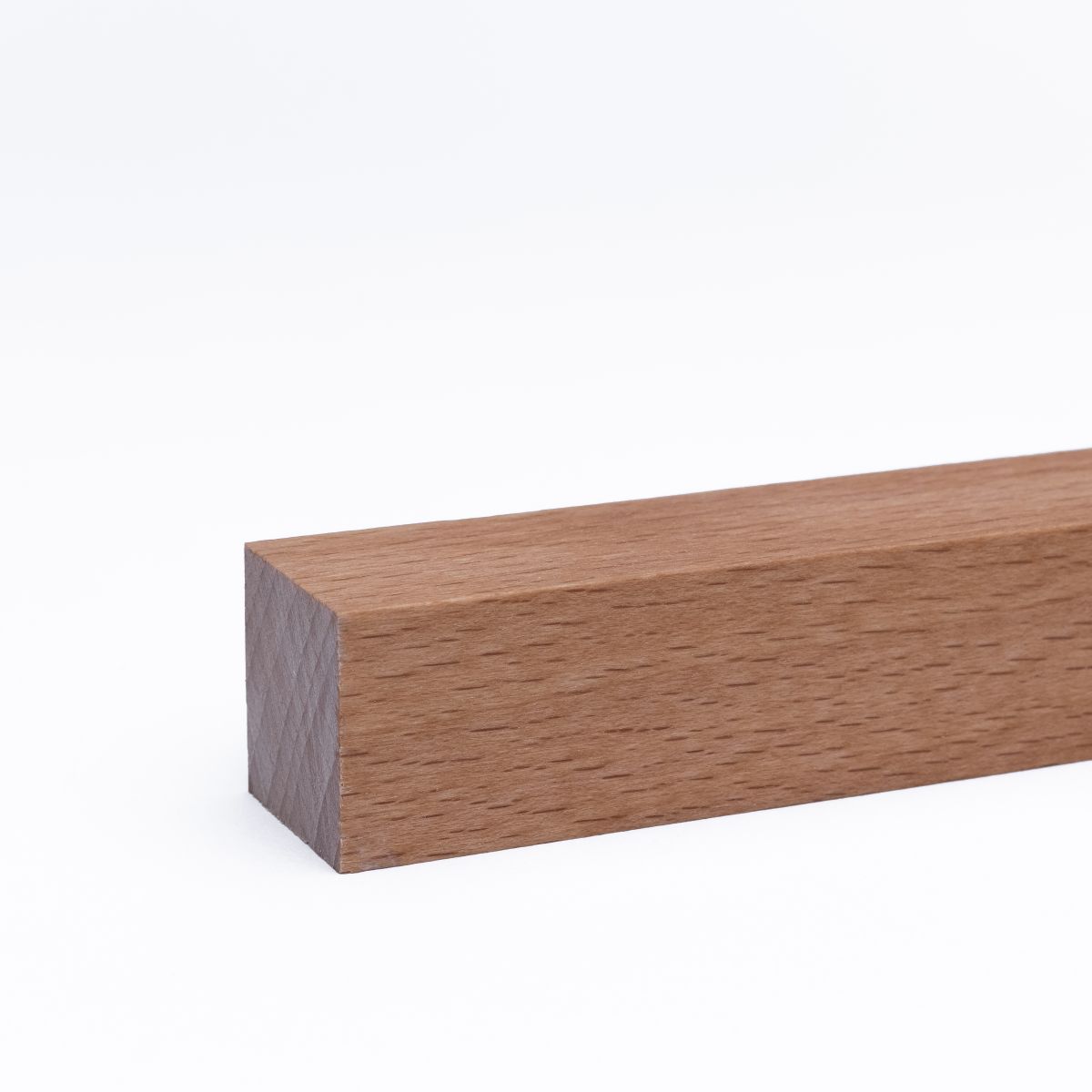 Plinthe en bois massif / latte de parement 20 x 20 mm hêtre huilé