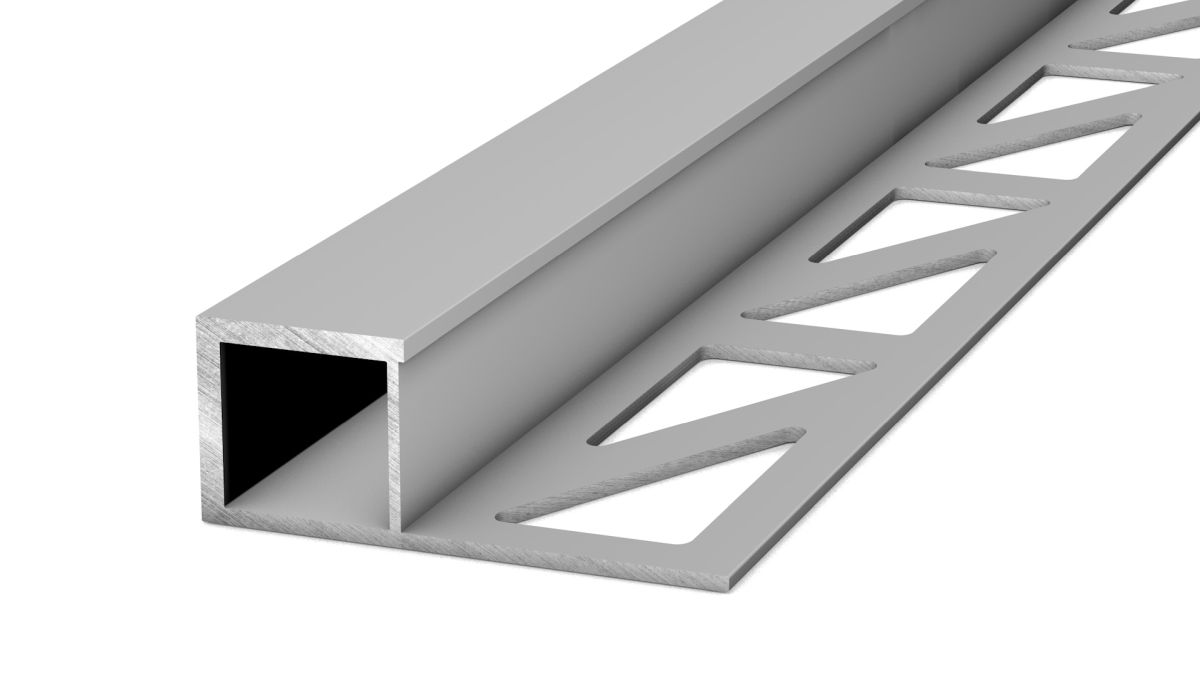Prinz profilé carré 11 mm - N° 750 - Argent mat - 250 cm