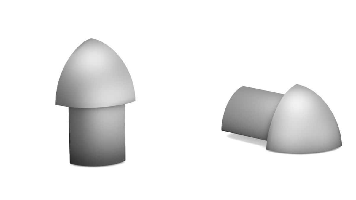 Prinz alu-angle extérieur pour profilé quart-de-rond 12,5 mm - Massiv - Argent mat