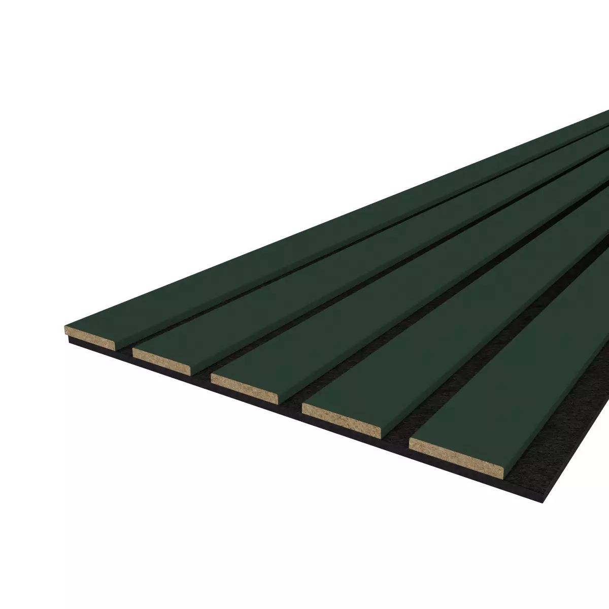 Akustikpaneel LX - Filzfarbe Schwarz 2600x400mm - verschiedene Farbe