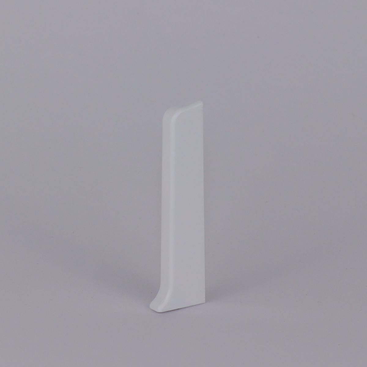 Extrémité droite pour bande Duo-Flex 80mm blanc