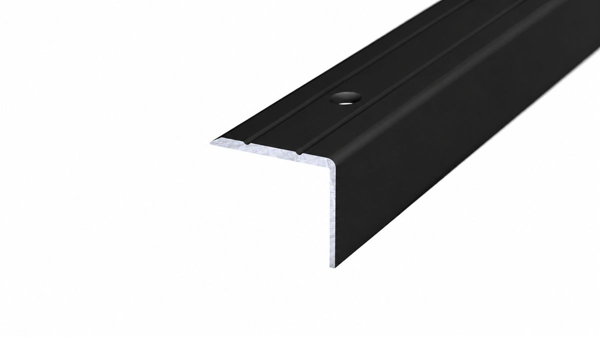 perfil angular 24,5 x 20 mm - 2,70 m - negro