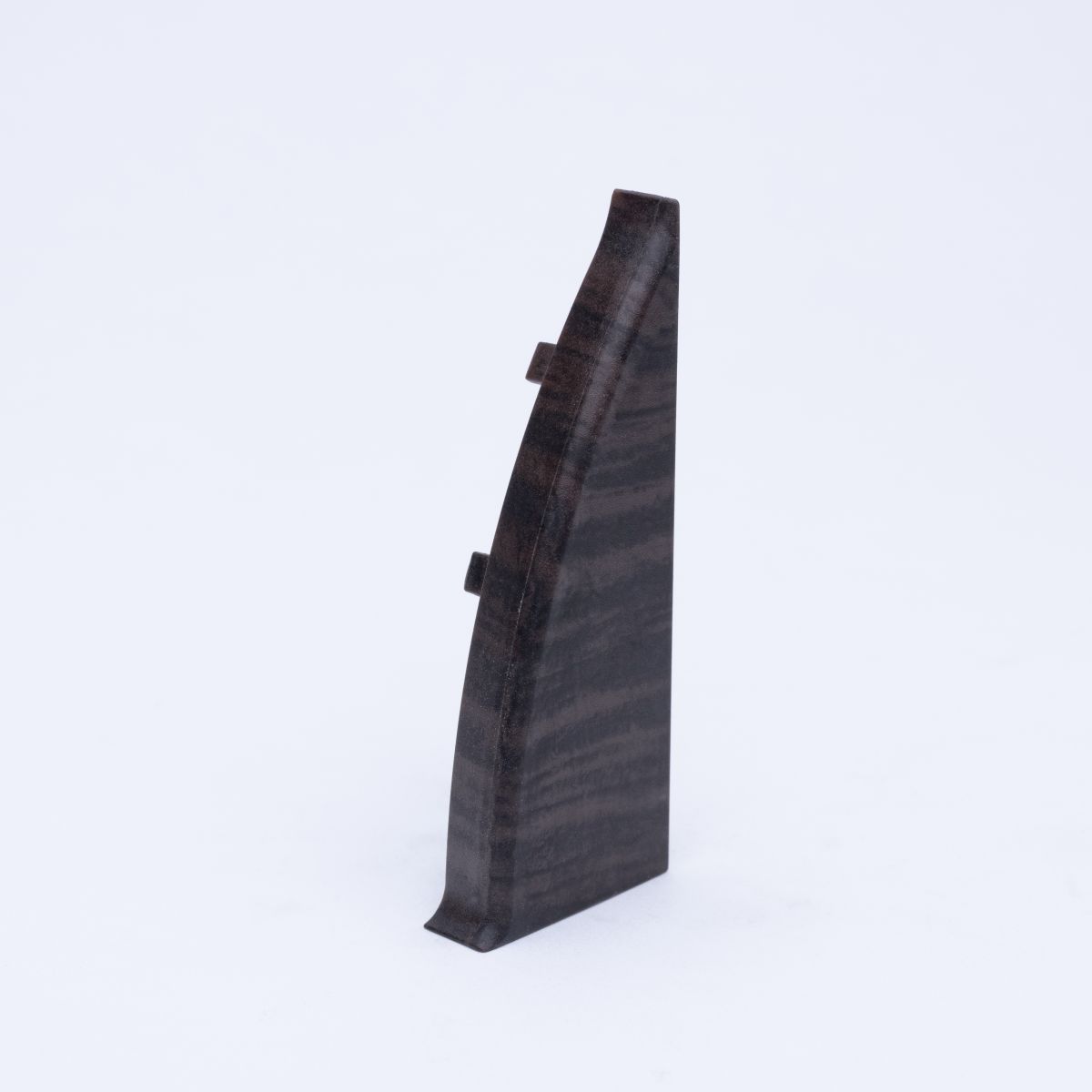 Embout droite pour plinthes flex-duo 65 mm wenge