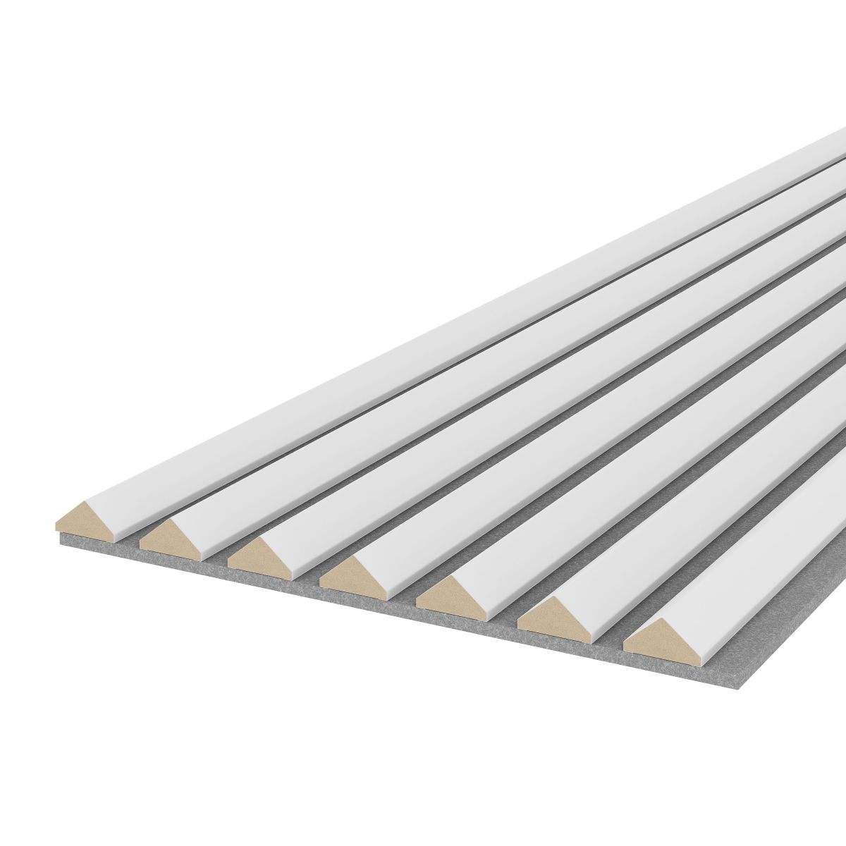 Échantillon K2 - Blanc - Feutre acoustique Gris