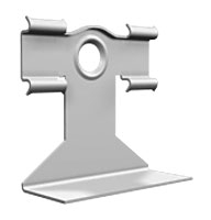 Clips pour plinthe Flex mousse plastique