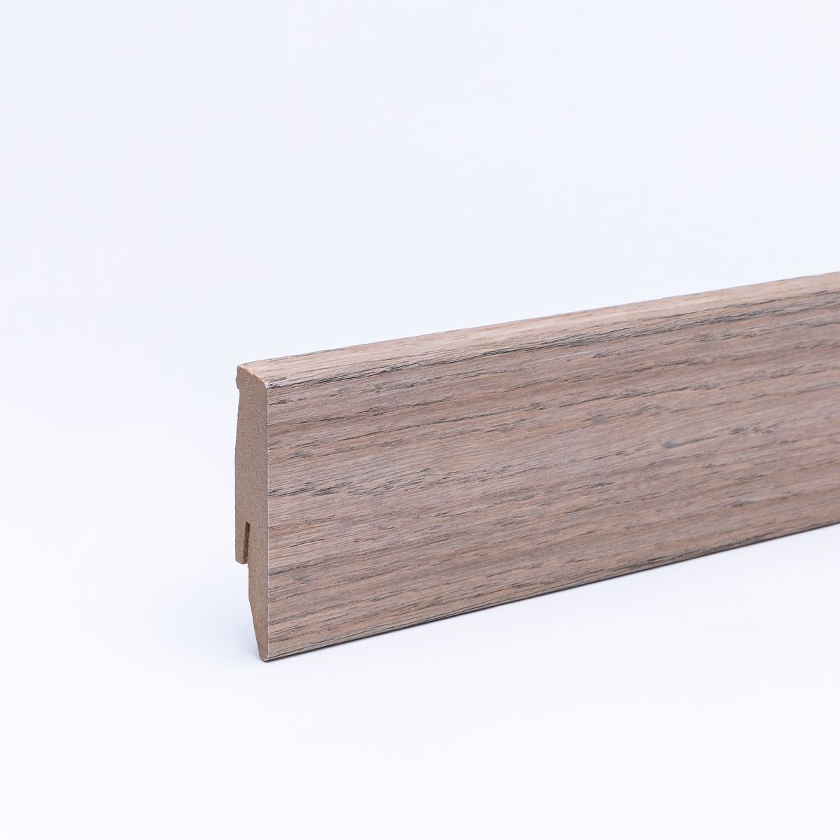 Plinthe placage en bois véritable chêne huilé 60 mm