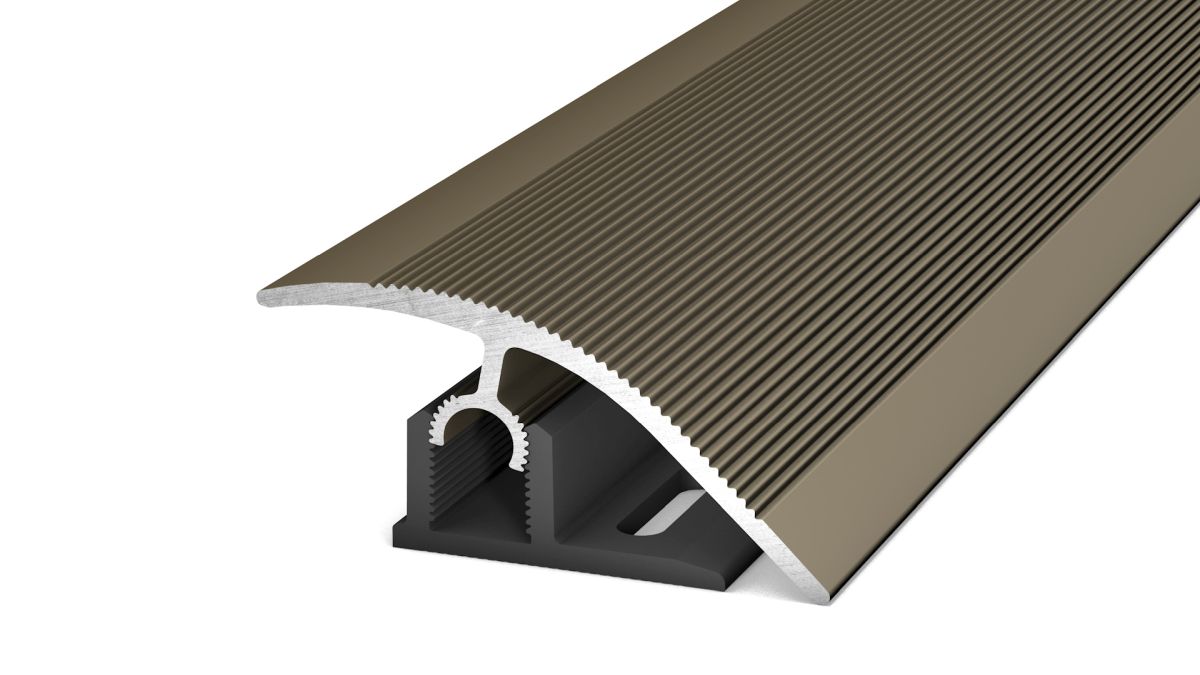 Prinz PROFI-TEC MASTER profilé de compensation 47 mm - N° 304 - Acier inoxydable mat - 100 cm