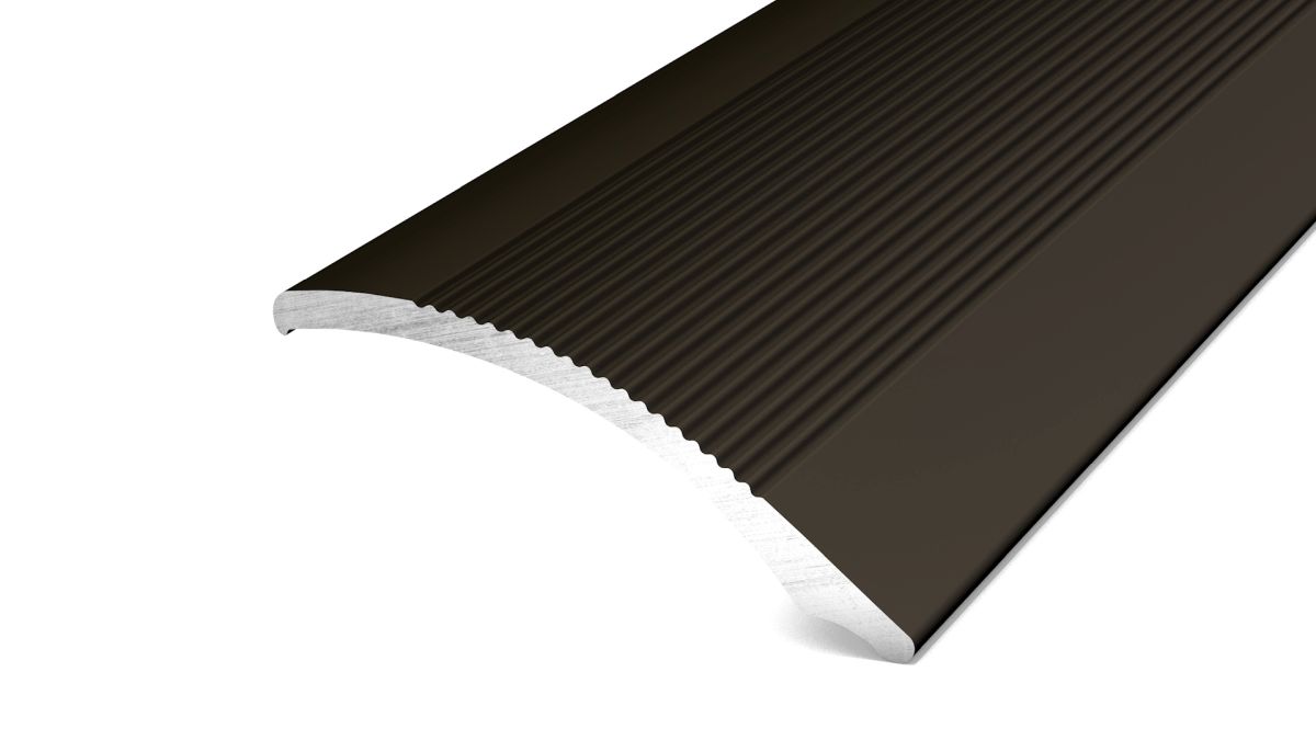 Profilé d'adaptation 38 mm autocollant noir revêtu par poudre - 3,00 m