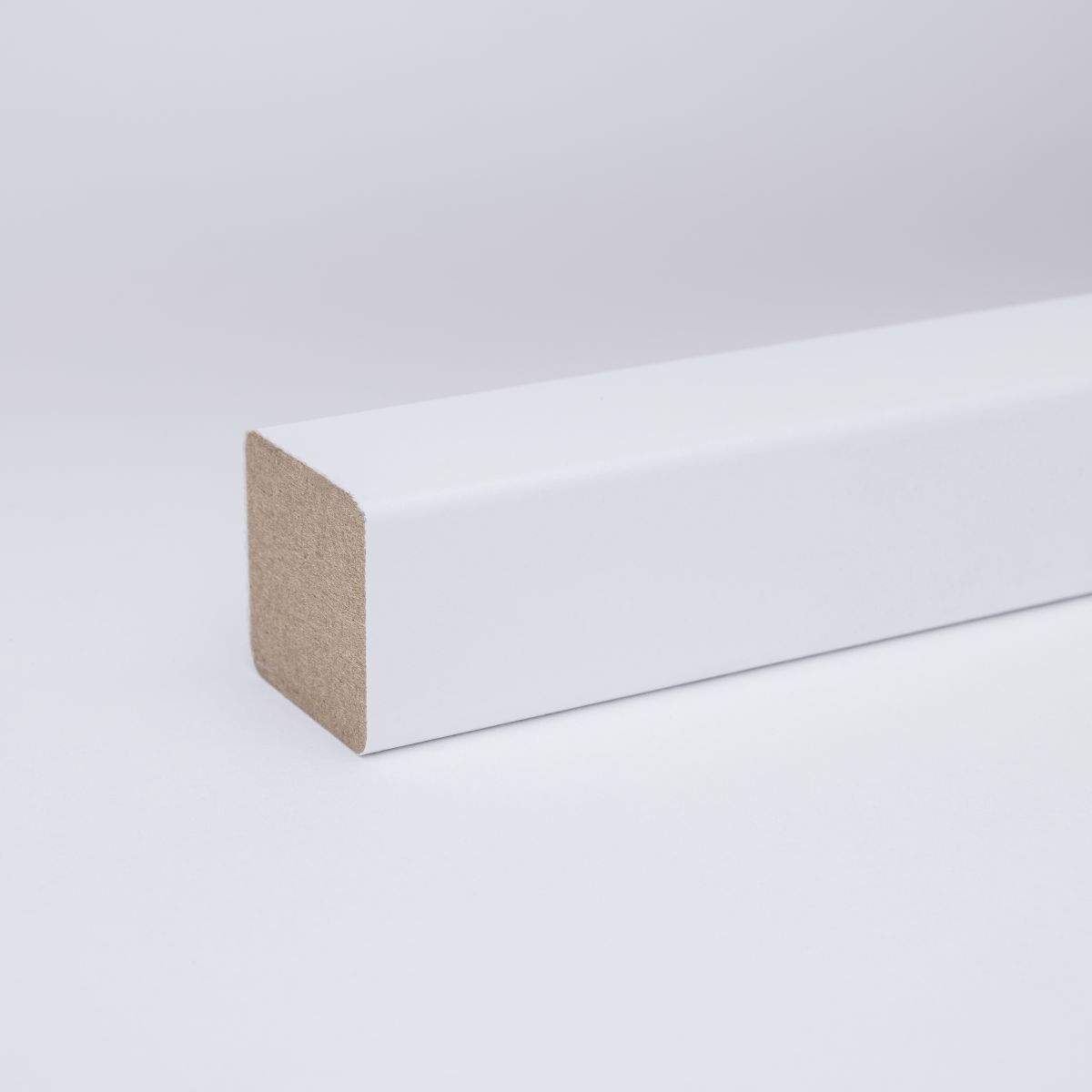 Barre carrée 20 mm MDF blanc