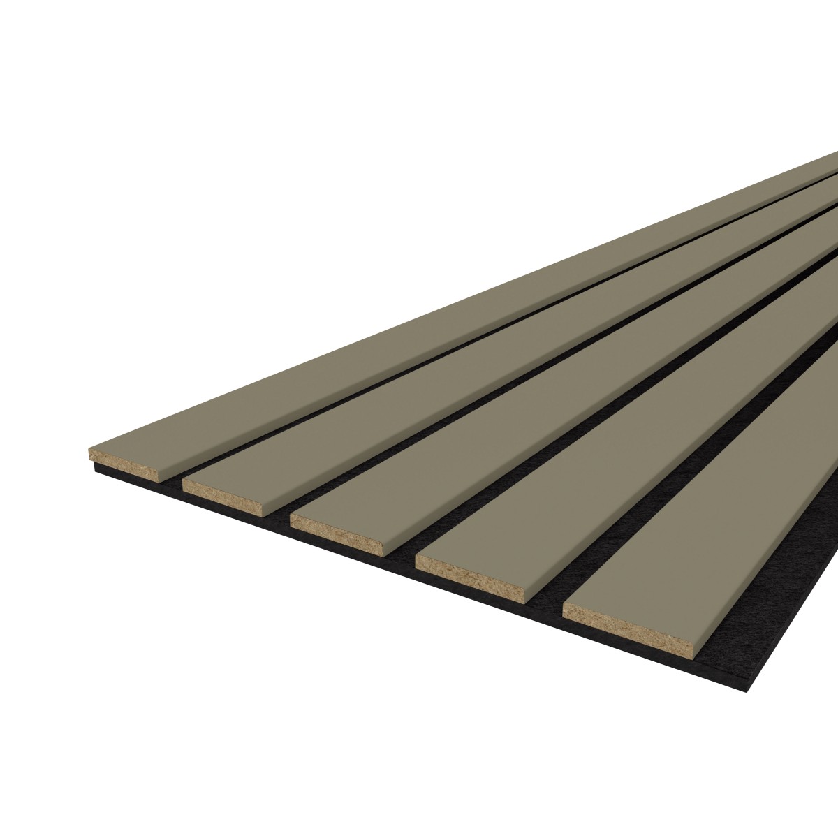 Échantillon LX - Olive - Feutre acoustique noir