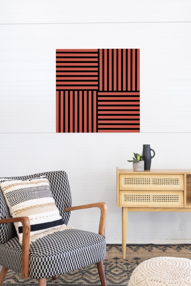 Acoustic+ Akustikpaneel Coral 400 x 400 mm - Akustikfilz Schwarz