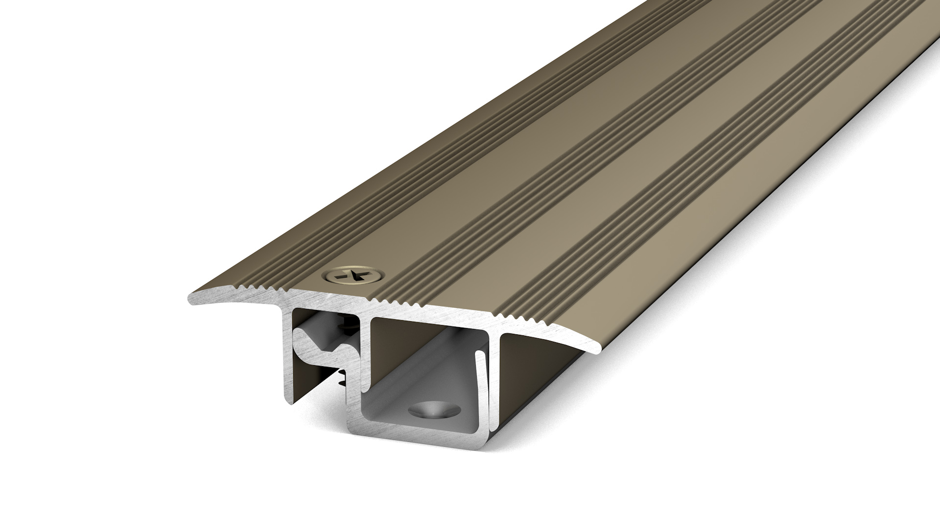 Profil de transition pour cábles acier inoxydable mat 2,70m