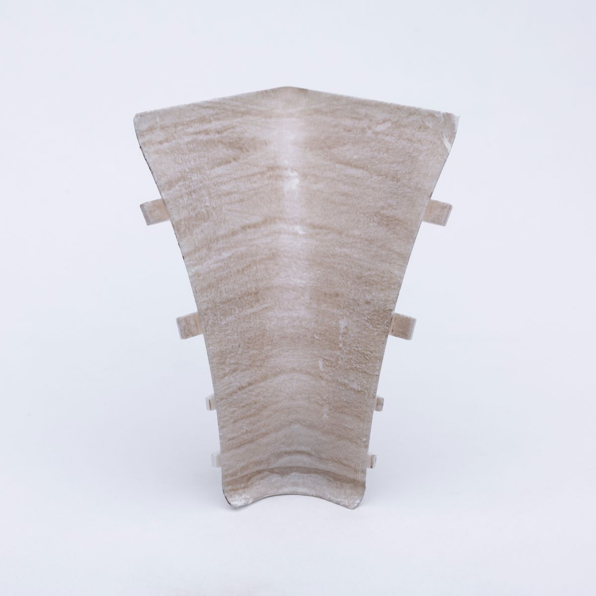 Angle intérieur pour plinthes flex-duo 65 mm Chéne Blanc