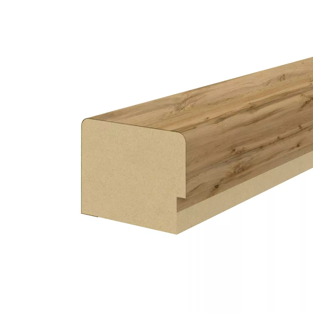 Abschlussleiste für Akustikpaneele 400 x 2600 mm -  Wildeiche