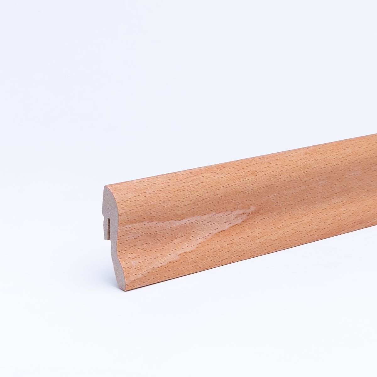 Plinthe plaquée 40 mm hêtre huilé