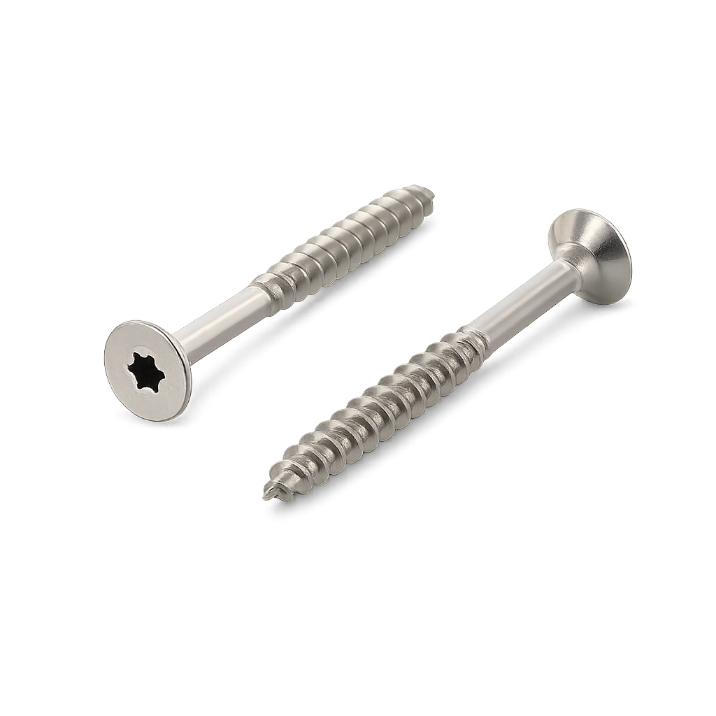 Tornillos de montaje – Acero inoxidable A2 – 4,0 × 40 mm – TX20 – 200 unidades