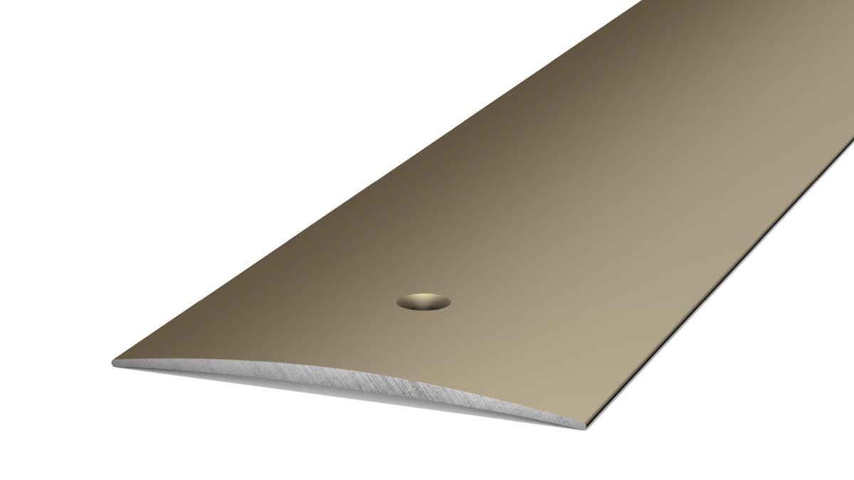 Prinz profilé de transition 40 mm - N° 136 - Acier inoxydable mat - 100 cm