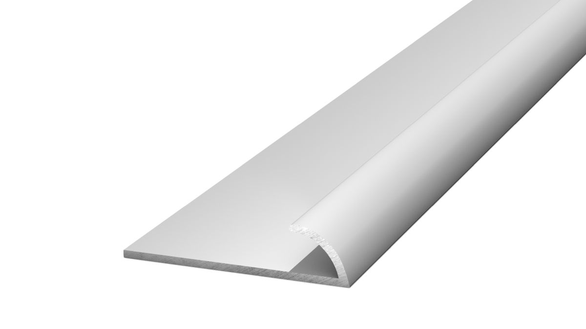 Prinz profilé de finition "lascheprofil" 25 x 6 mm - N° 141 - Argent - 270 cm