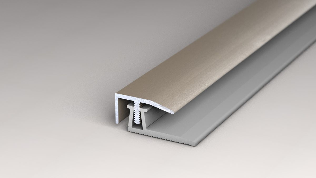 Prinz Eco-Clip profilé de finition 20 x 10 mm - N° 442 - Acier inoxydable mat - 100 cm