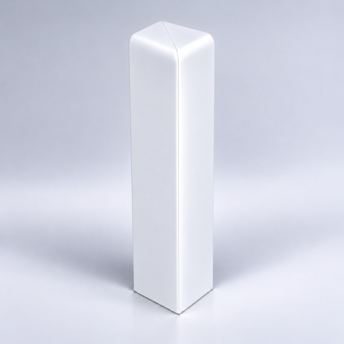 Terminale di finitura per copribattiscopa 100 mm bianco