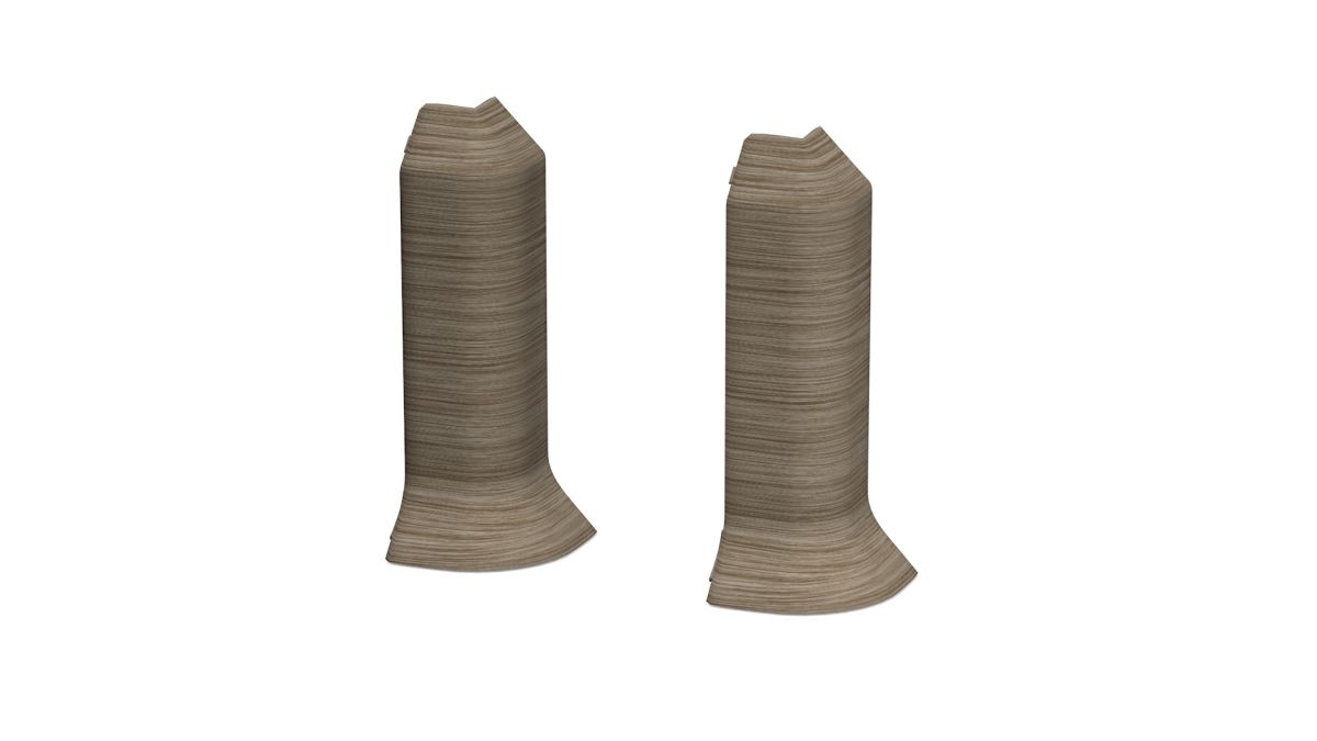 Prinz angles extérieurs - Plastique. pour hartschaum-plinthe 60 mm. - N° 811 - Akazie vintage